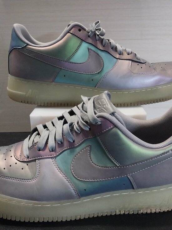 Nike Air Force 1 \'07 LV8 Low Iridescent Sneakers Shoes Men\'s Size 13 718152-019 main image 6